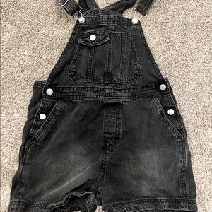 black denim shirt overalls size small